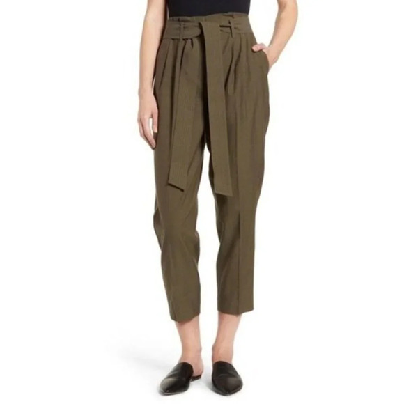 TROUVÉ Tie Waist‎ High Rise Pants Size 0 - Picture 3 of 9